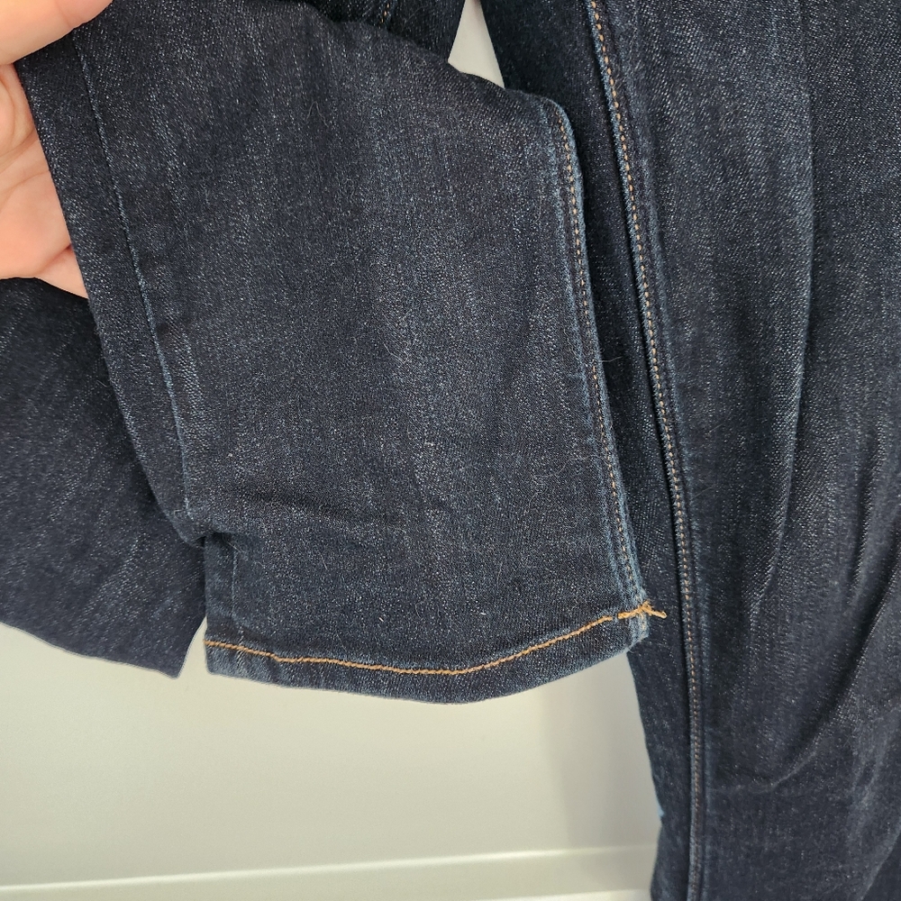 Volcom Dark Blue Straight Leg Jeans Classic Style Size 28 - Picture 5 of 8